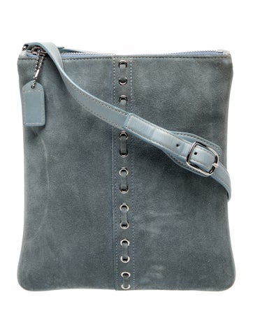 Suede Messenger Bag