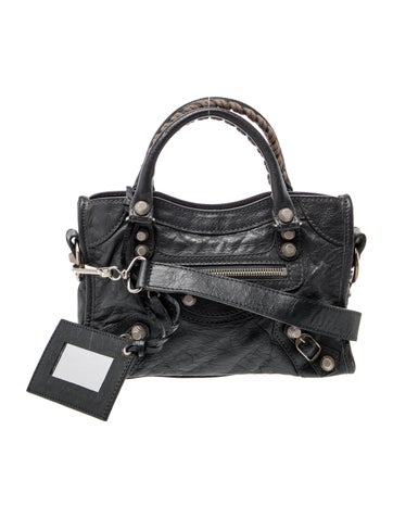 Leather Top Handle Bag
