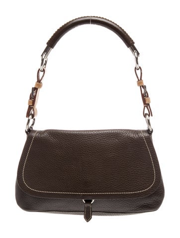 Vitello Daino Leather Brownn Semitracolla Vitello Daino Bag