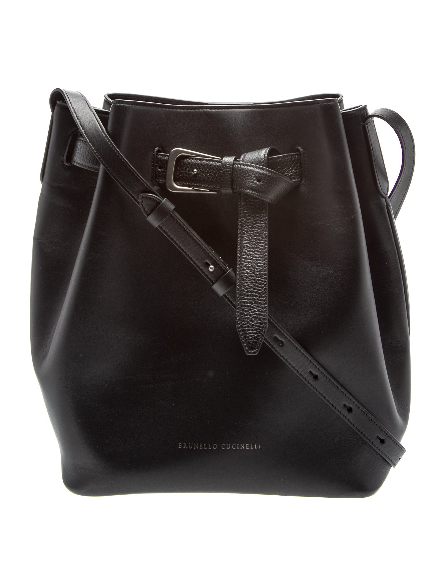 Leather Bucket Bag w/ Tags