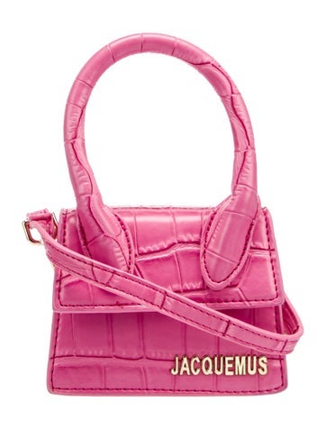 Jacquemus Embossed Leather Top Handle Bag