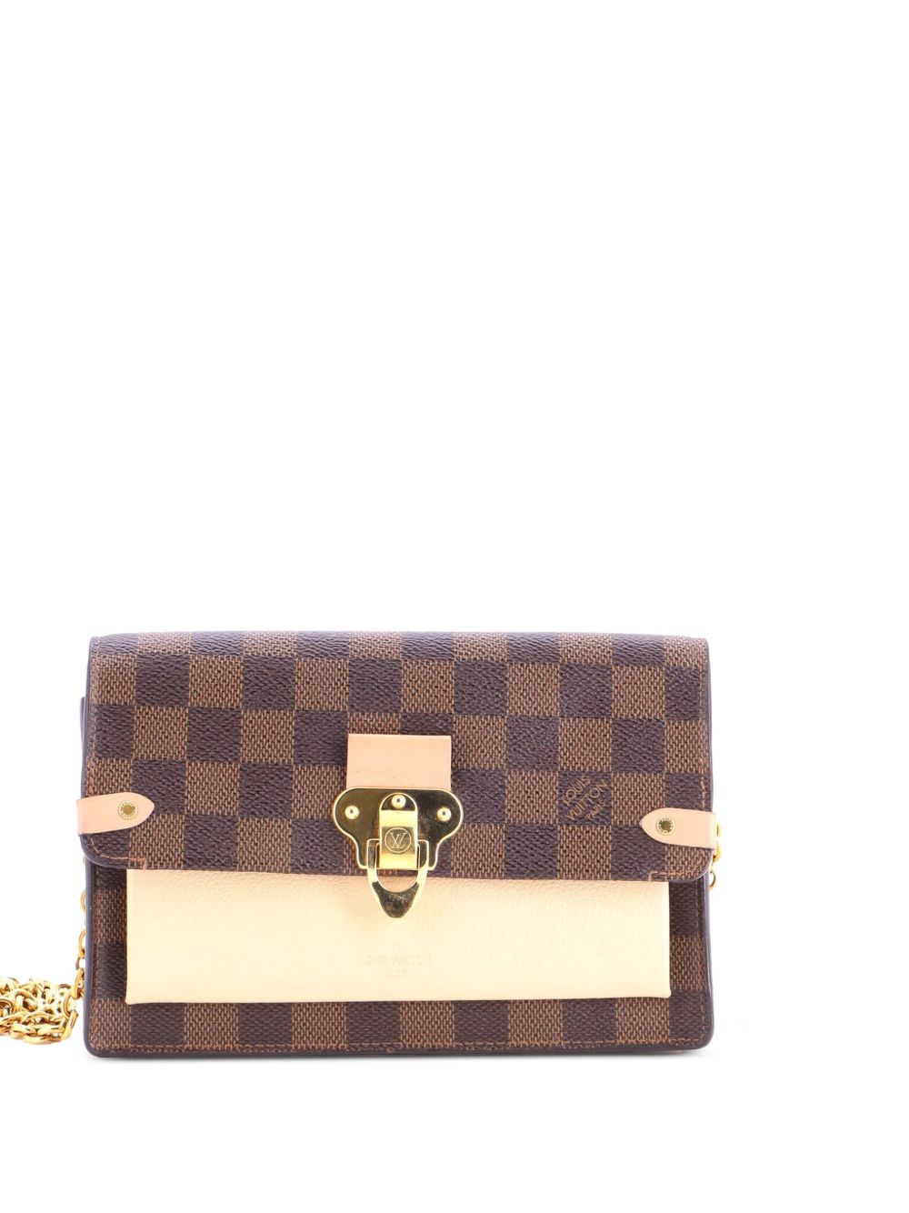 Vavin Chain Wallet NM Damier with Leather crossbody bag