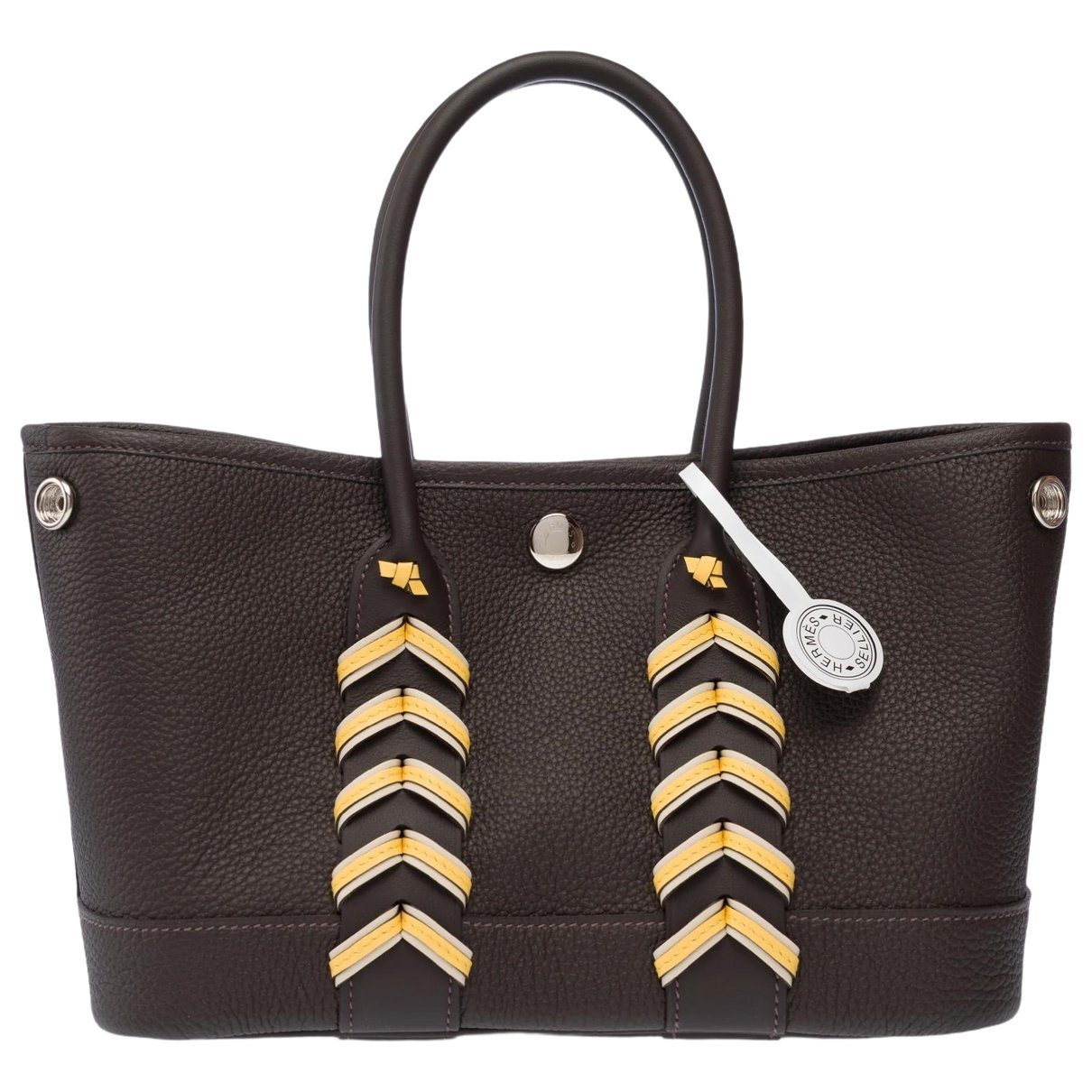 Garden Party leather handbag