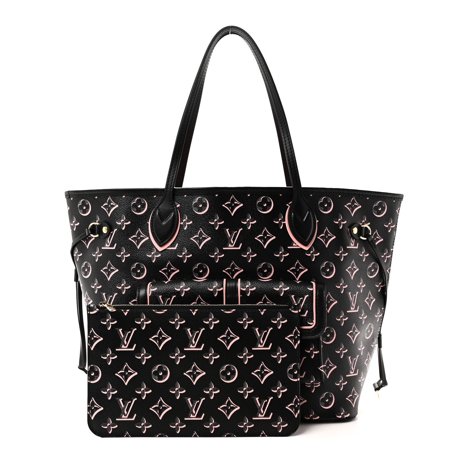 Louis Vuitton Monogram Fall For You Neverfull MM Black Black