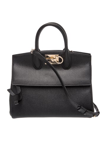 Leather Top Handle Bag
