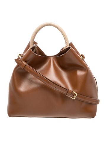 Leather Top Handle Bag
