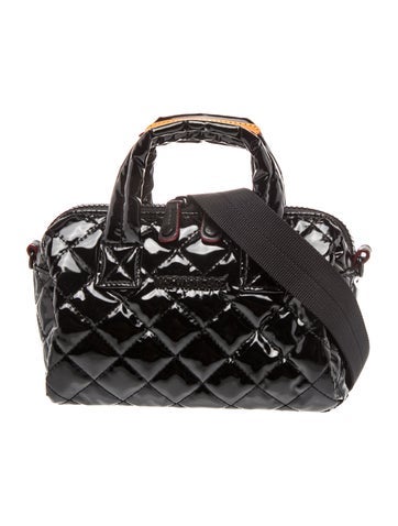 Patent Leather Top Handle Bag