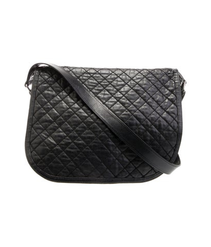 Balmain Leather Messenger Bag