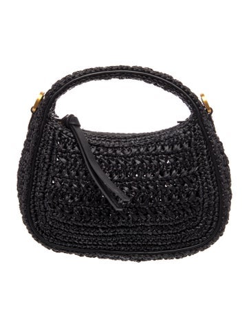 Raffia Top Handle Bag