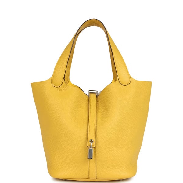 Hermes Hermes Picotin Lock 22 Sun Clemence Palladium Hardware