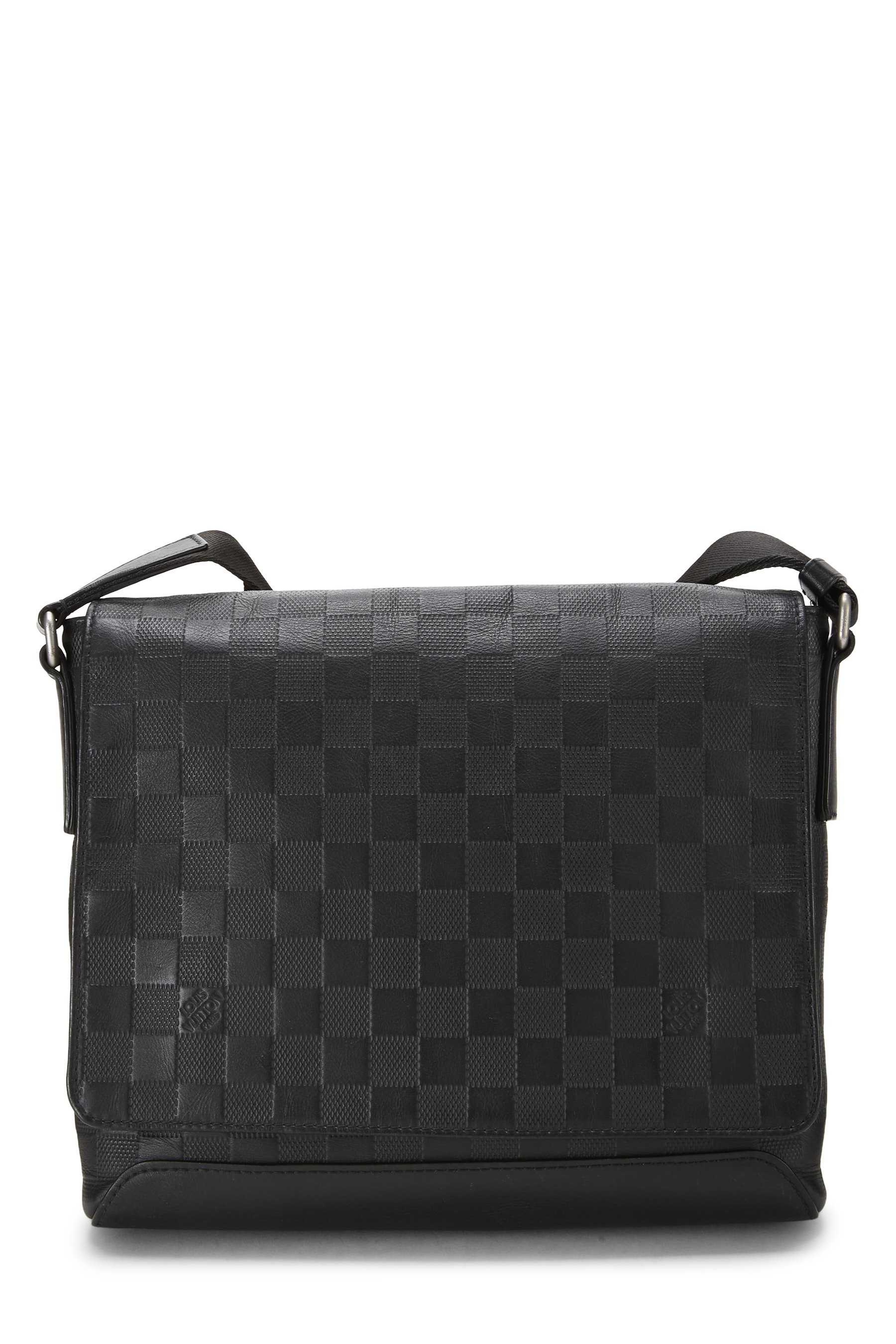Black Damier Infini District Messenger PM