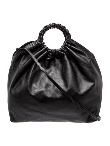 Leather Top Handle Bag