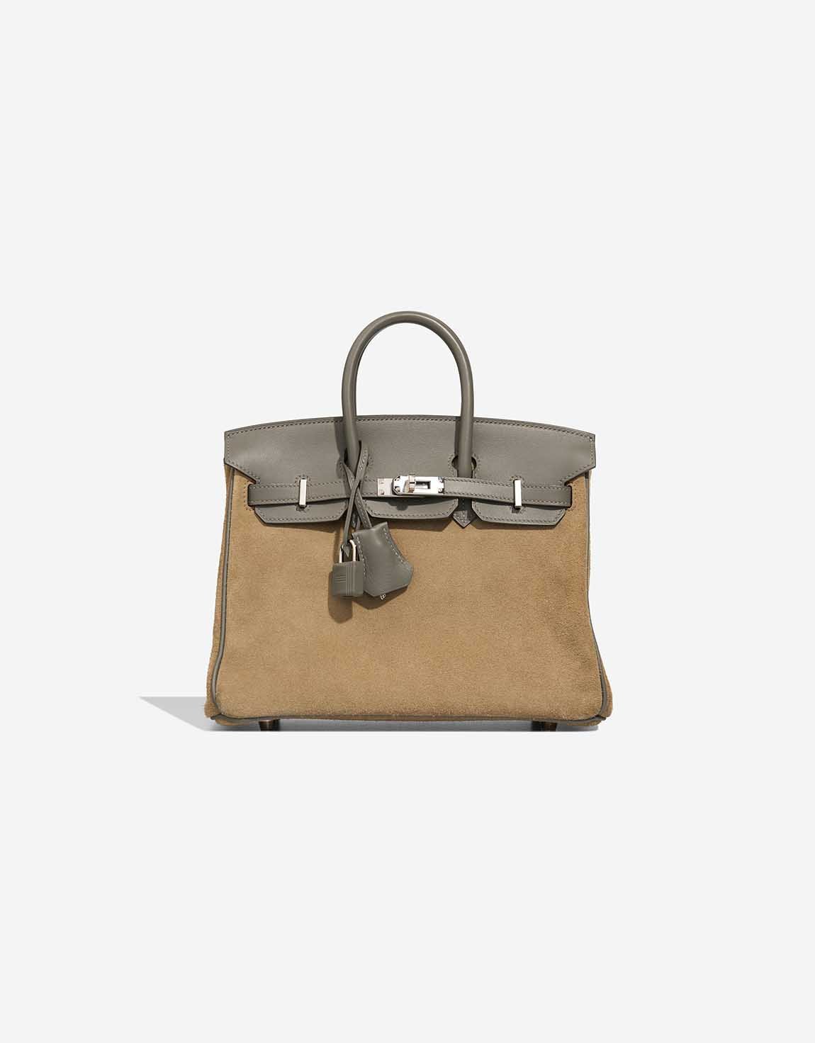 
		Birkin 25 Veau Grizzly / Swift Gris Meyer / Étoupe    