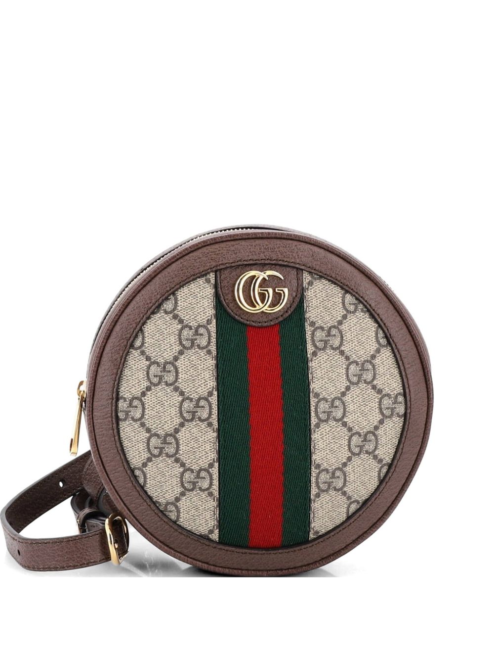 Ophidia Round GG Coated Canvas Mini backpack