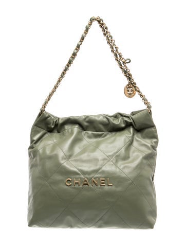 Shiny Calfskin Quilted Chanel 22