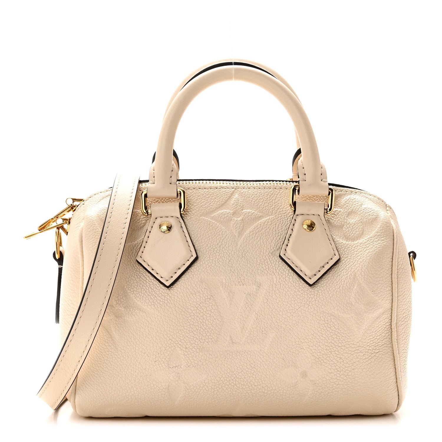 Louis Vuitton Empreinte Monogram Giant Speedy Bandouliere 20 Creme