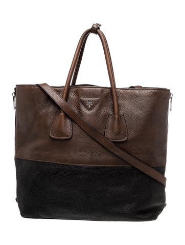 Vitello Daino Leather Top Handle Bag