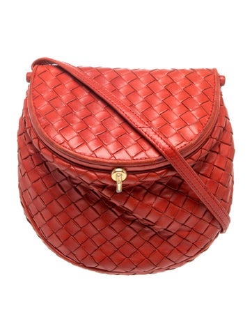 Intrecciato Crossbody Bag Vintage