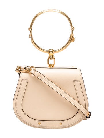 Leather Top Handle Bag Small