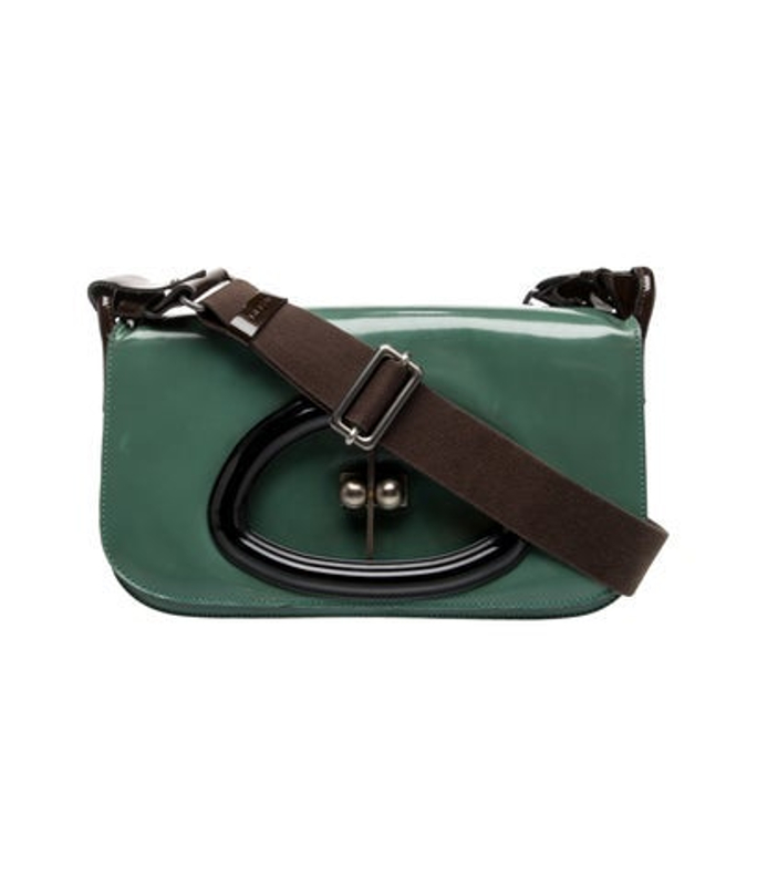 Marni Patent Leather Crossbody Bag