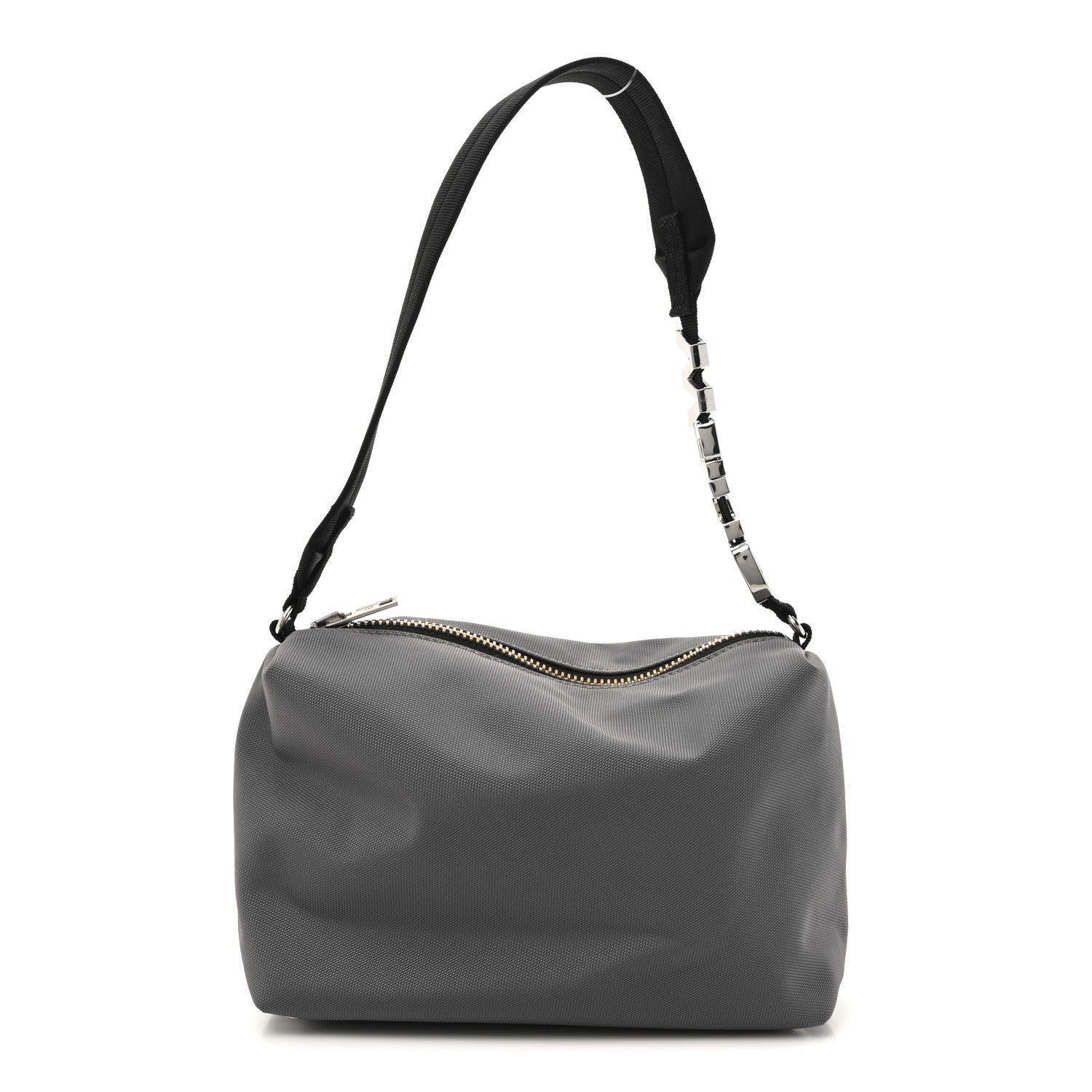 Alexander Wang Nylon Canvas Heiress Sport Shoulder Bag Smoked Pearl