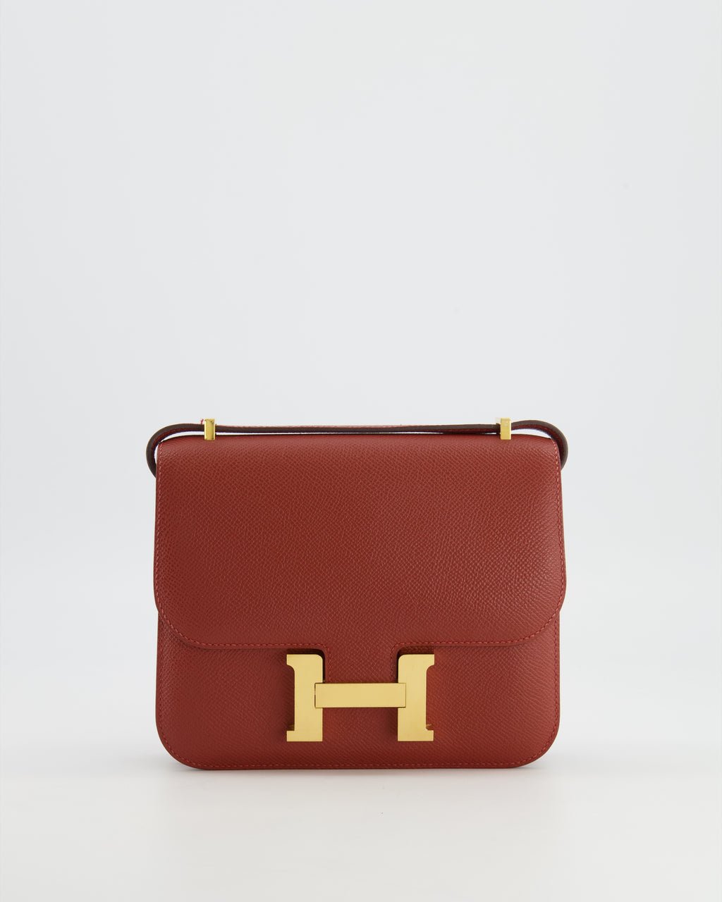 Hermès Constance III 18 Miroir Bag in Rouge Venitien Epsom Leather with Gold Hardware