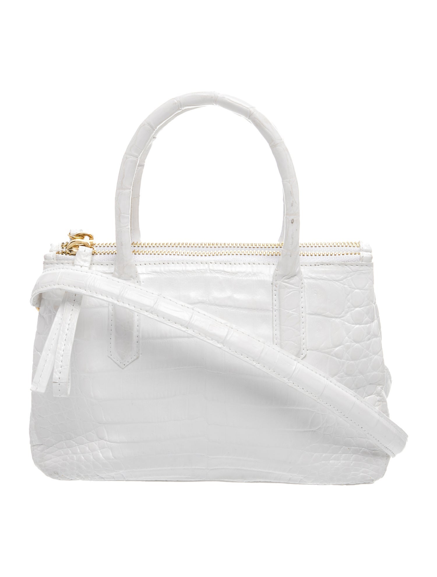 Crocodile Top Handle Bag