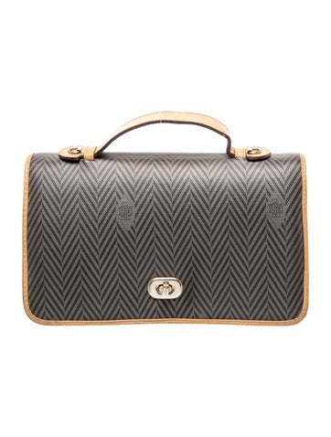 Mark Cross Saffiano Leather Top Handle Bag