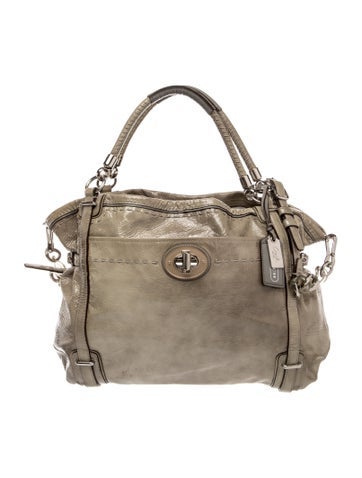 Leather Top Handle Bag