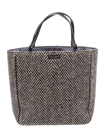 Tweed Top Handle Bag