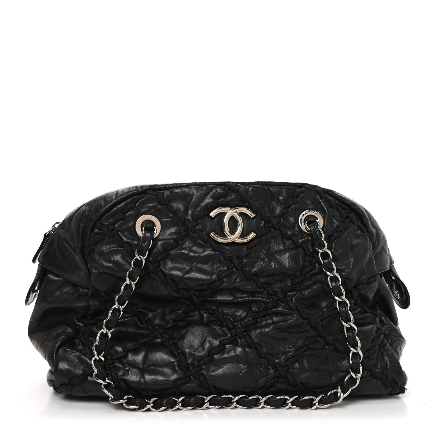 Chanel Calfskin Ultra Stitch Bowler Black
