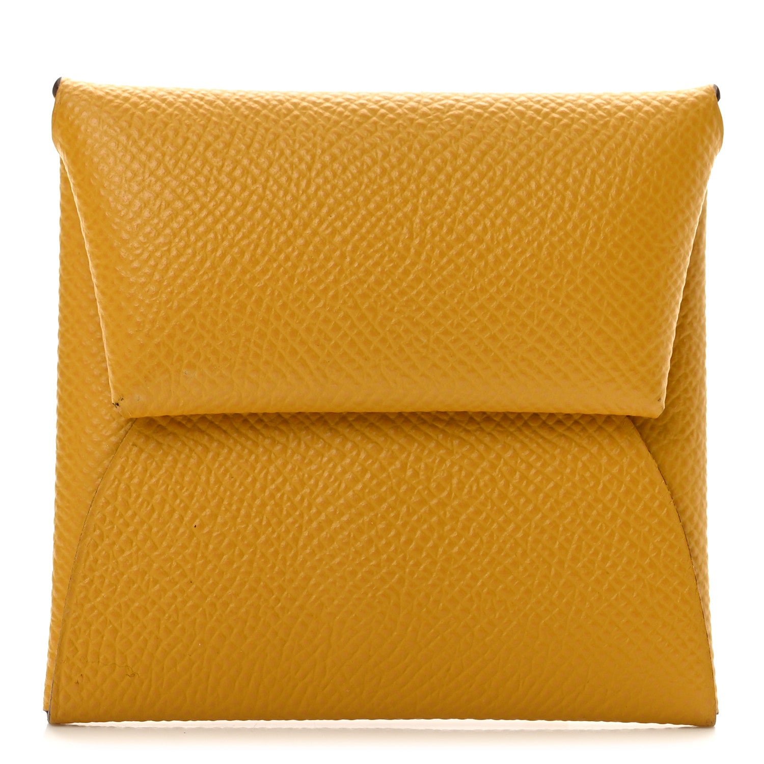 Hermes Epsom Bastia Coin Purse Jaune Ambre