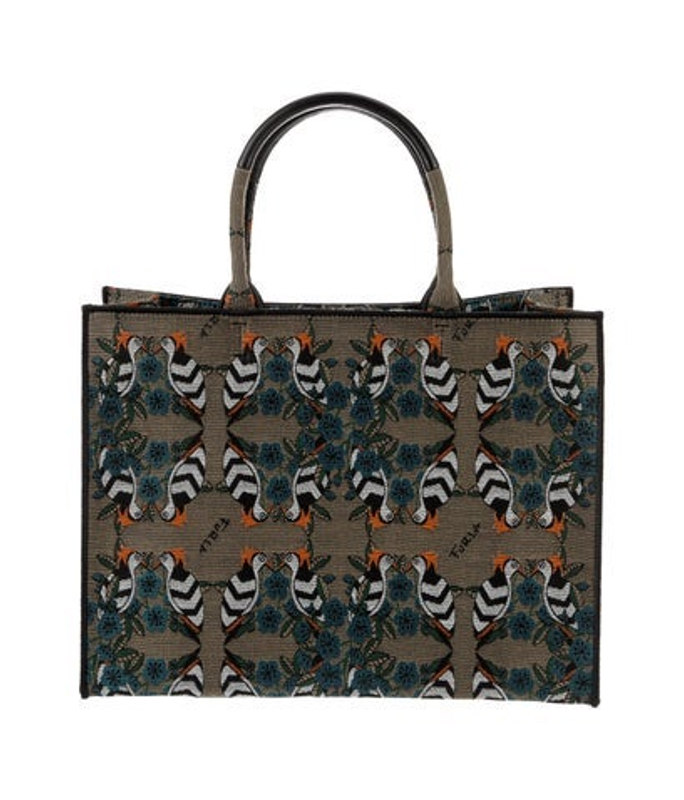 Furla Canvas Top Handle Bag