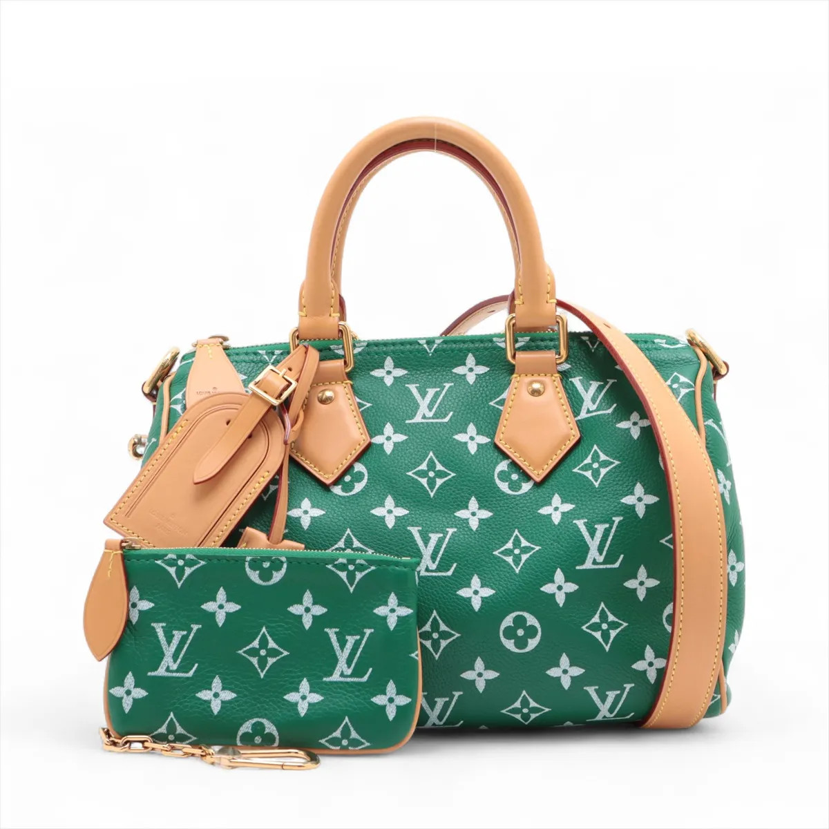 Louis Vuitton Monogram Speedy P9 Bandoulière 25 M24423 Brown There was an RFID r