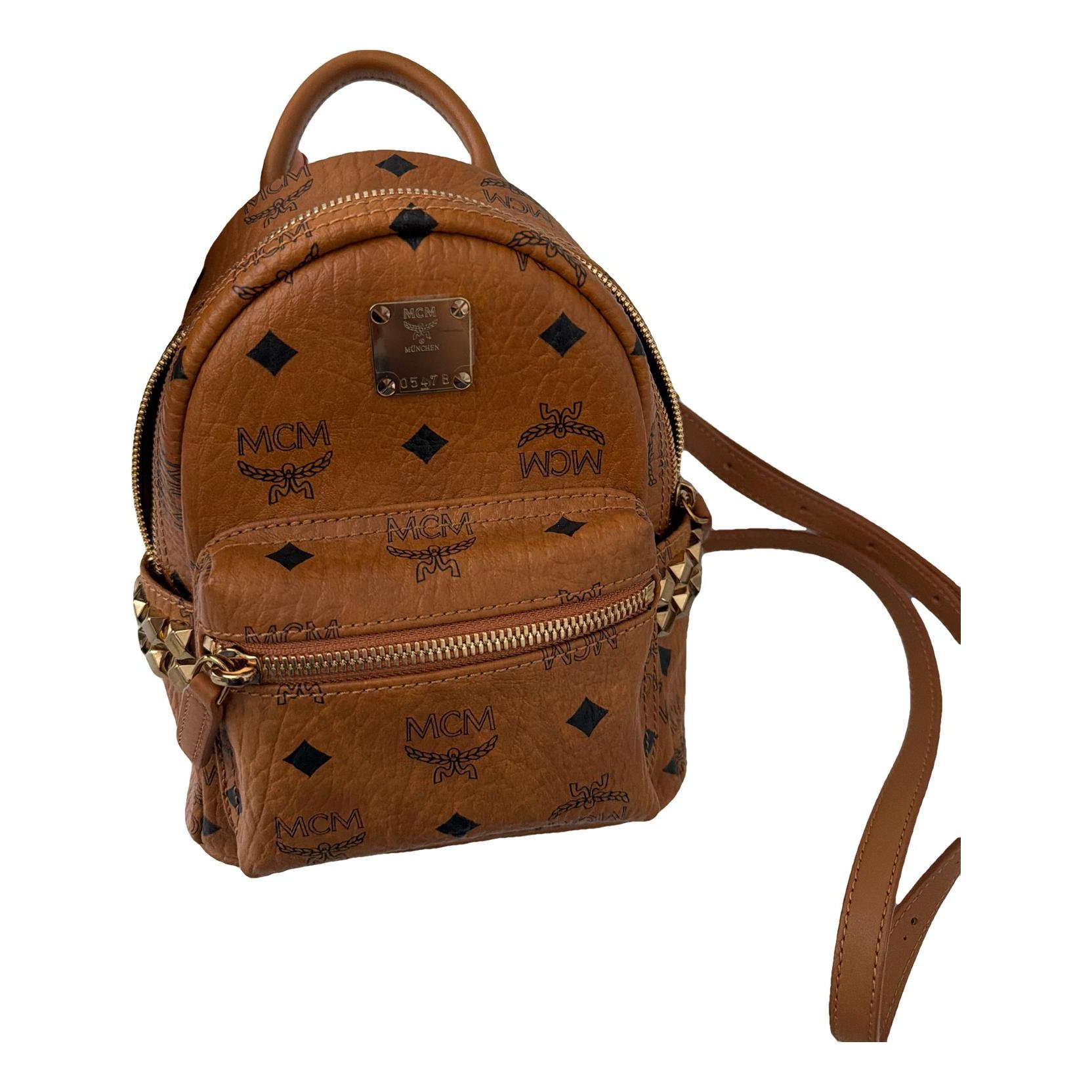Stark leather backpack