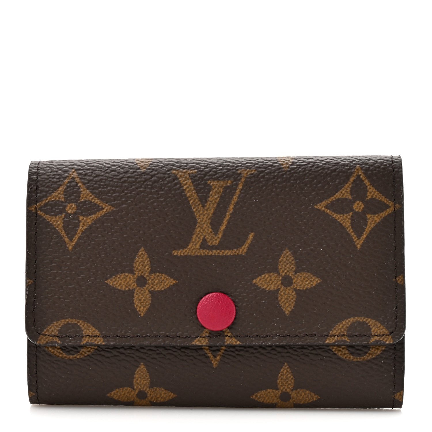 Louis Vuitton Monogram 6 Key Multicles Holder Fuchsia