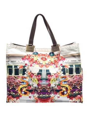 Longchamp Nylon Top Handle Bag