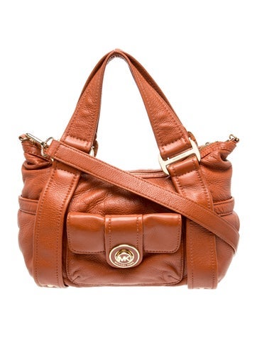 Leather Top Handle Bag