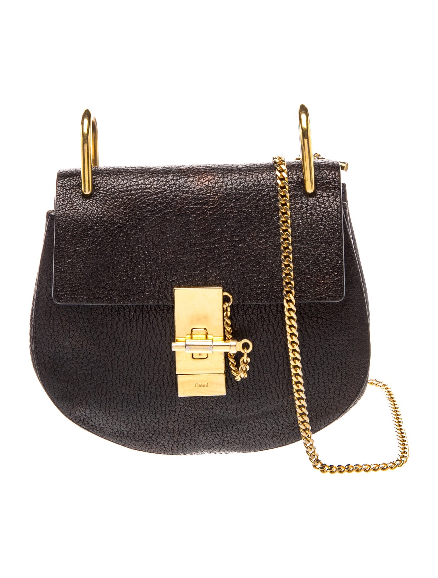 Leather Mini Drew Shoulder Bag Mini