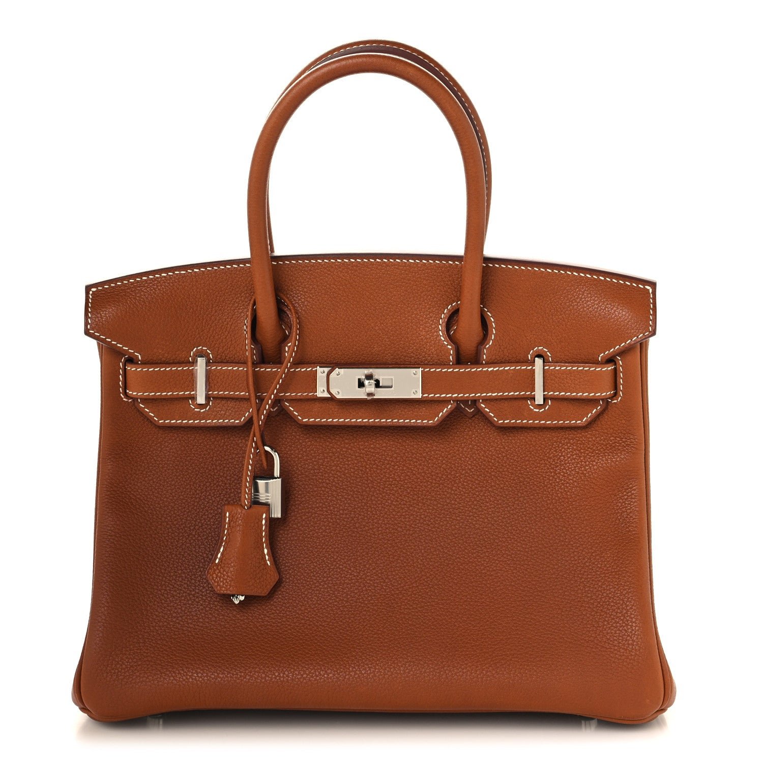 Hermes Natural Barenia Faubourg Birkin 30 Fauve