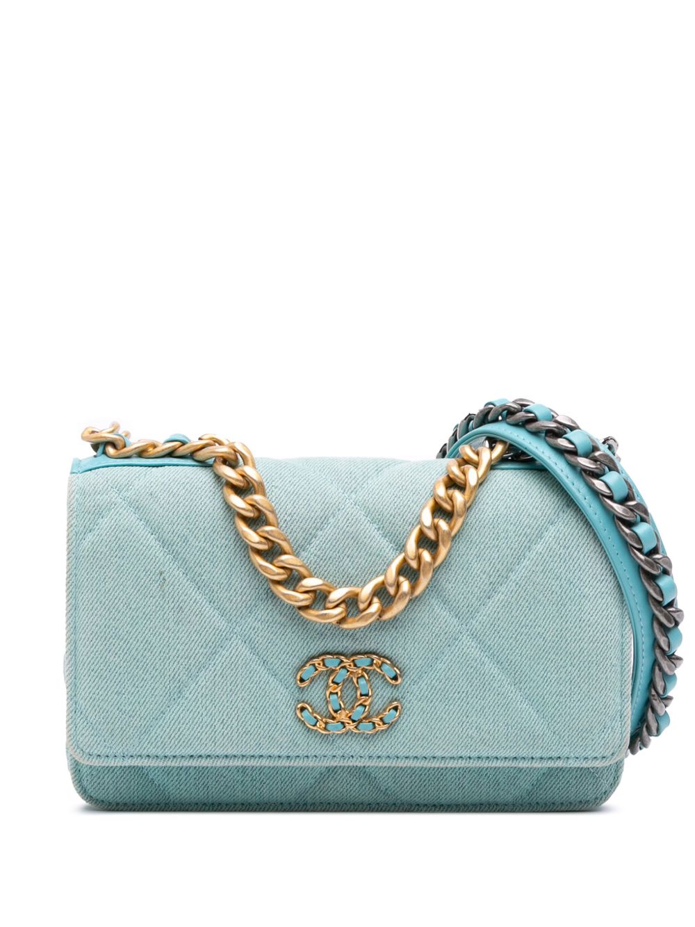 2021 Denim 19 Wallet on Chain satchel