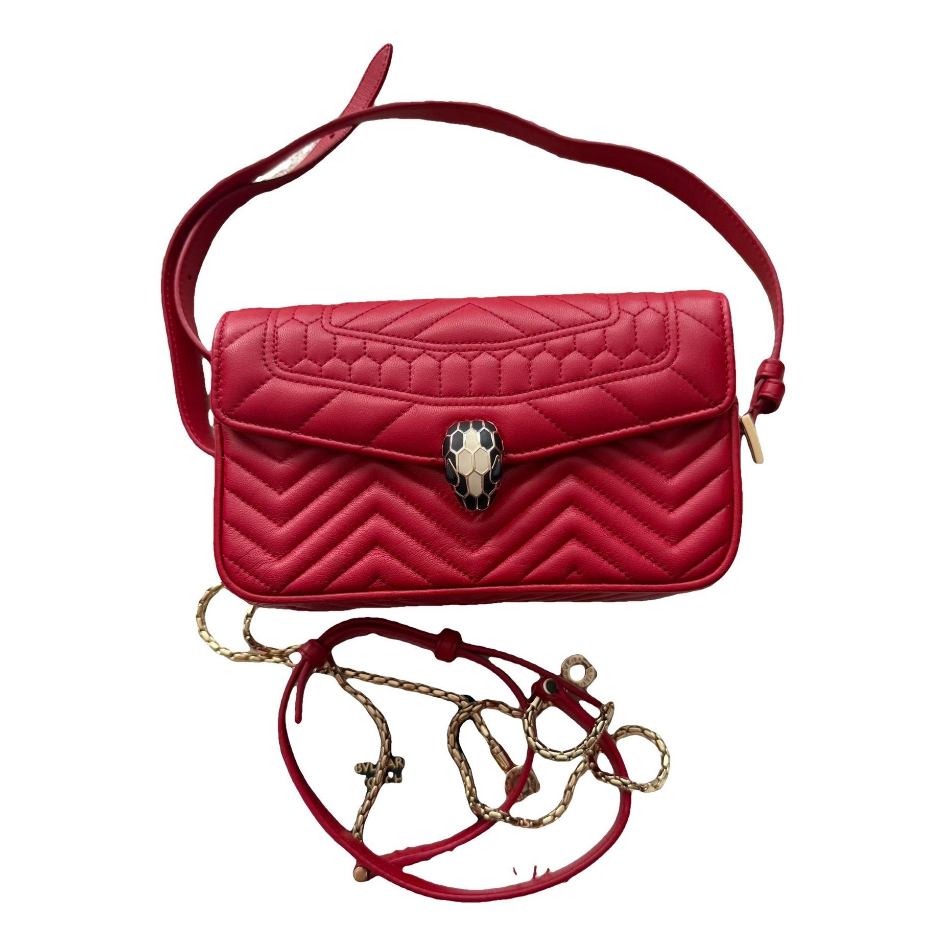 Bvlgari Serpenti leather crossbody bag