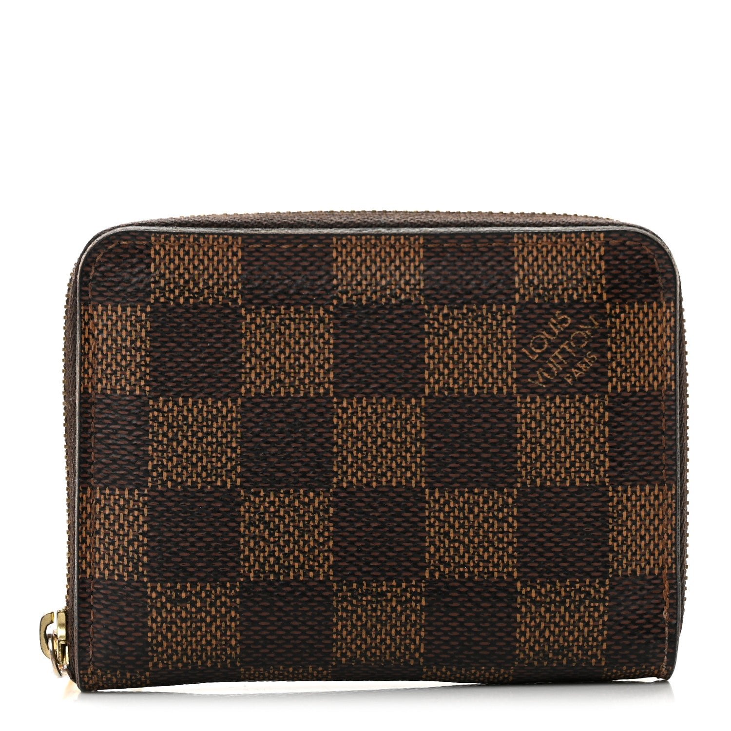 Louis Vuitton Damier Ebene Zippy Coin Purse Rose Ballerine