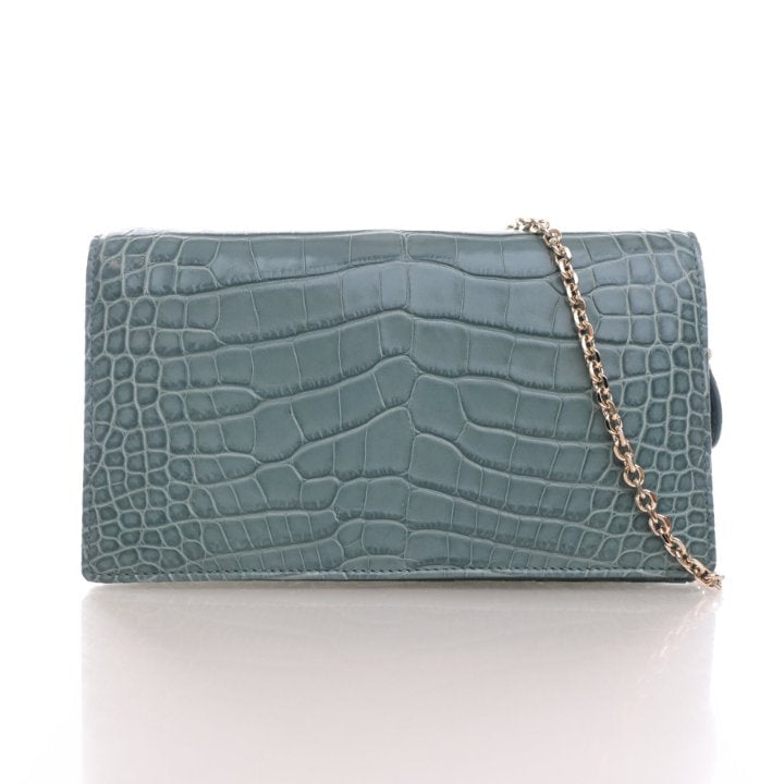 Christian Dior Alligator Lady Dior Pouch