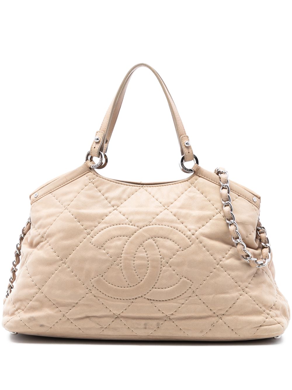 2012 Small Iridescent Calfskin Sea Hit Tote satchel