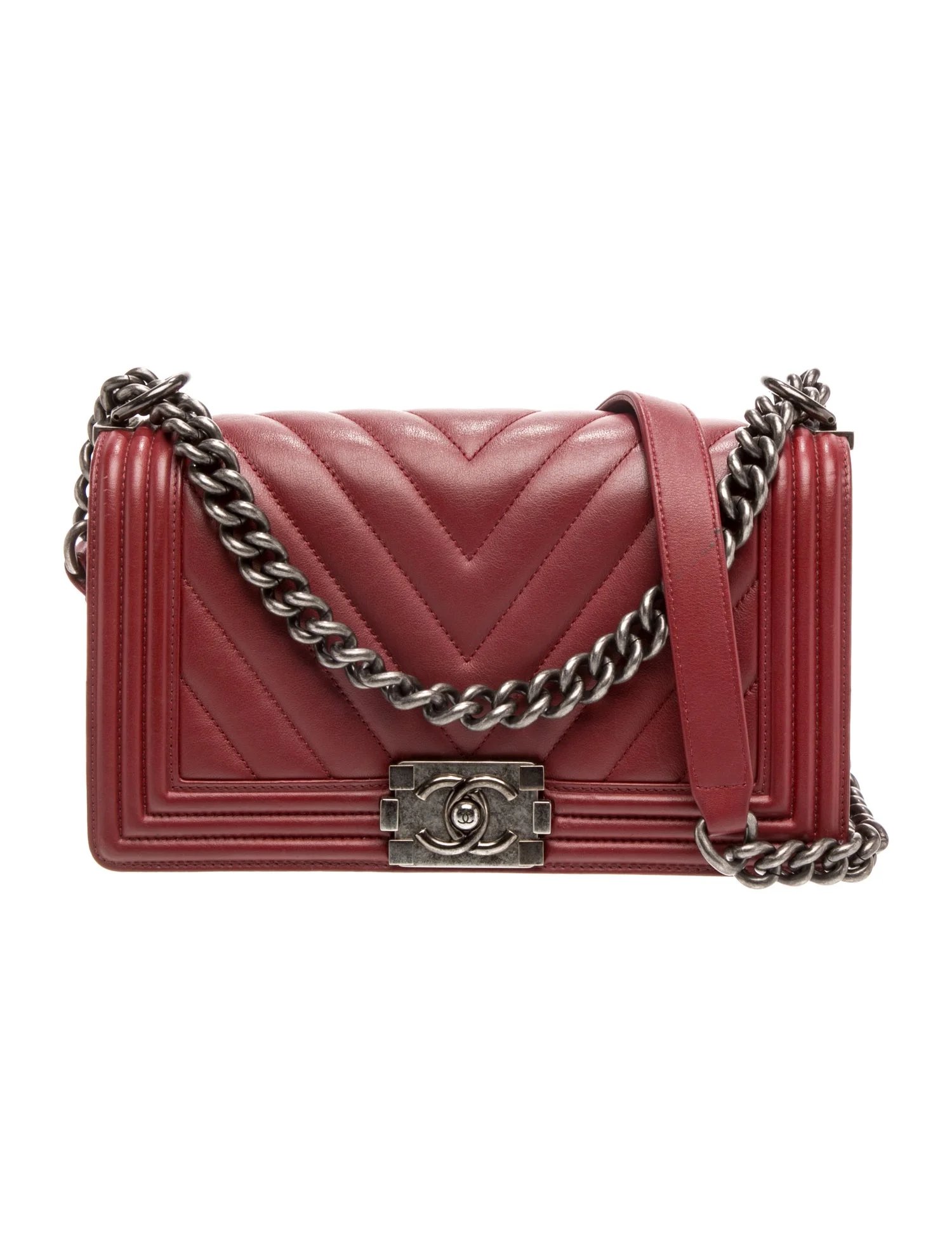 Medium Chevron Boy Bag