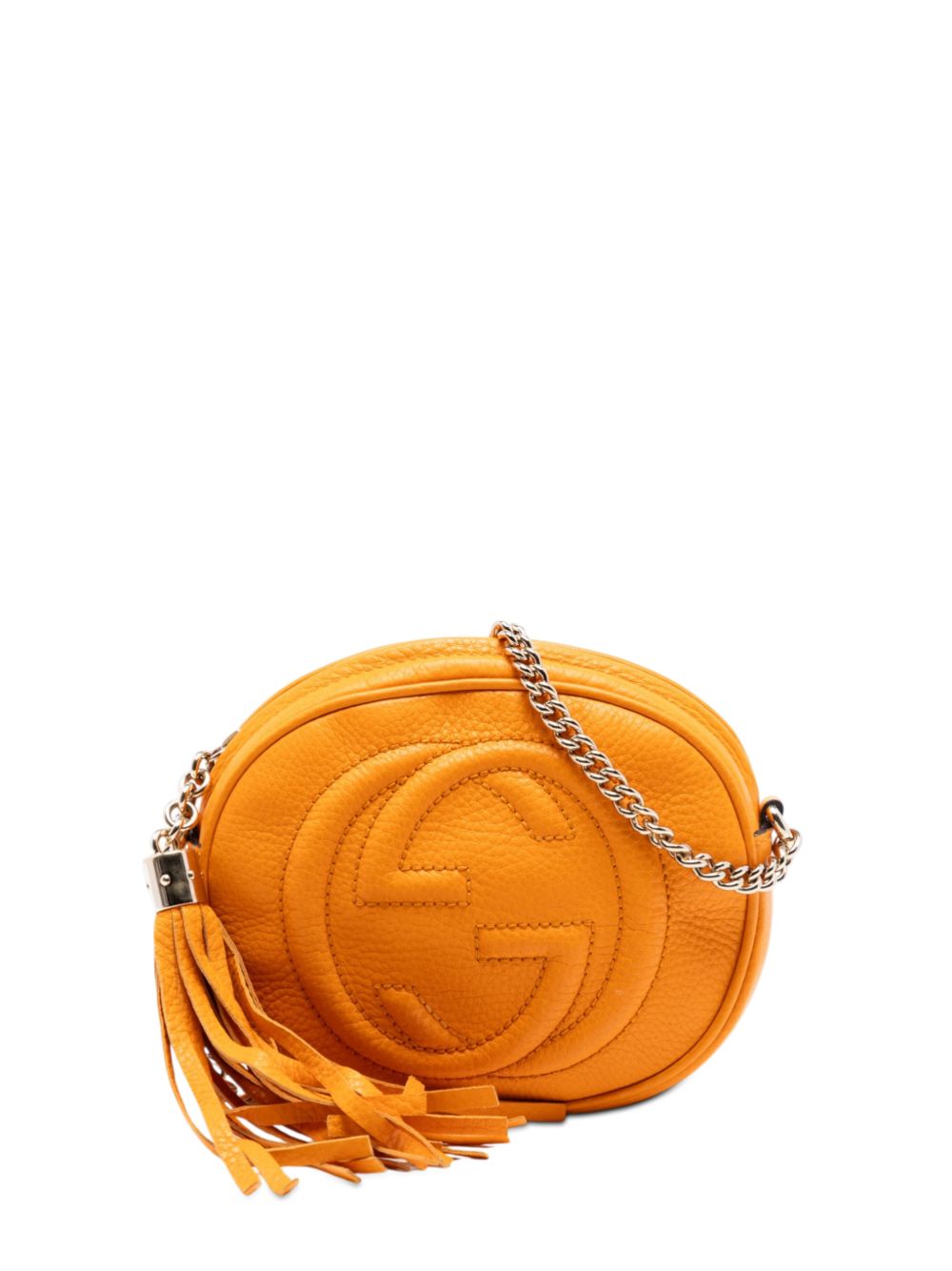 2016-2025 Mini Pebbled Calfskin Soho Chain crossbody bag