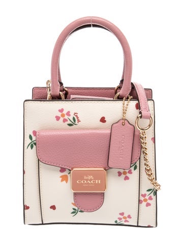 Coach Leather Top Handle Bag