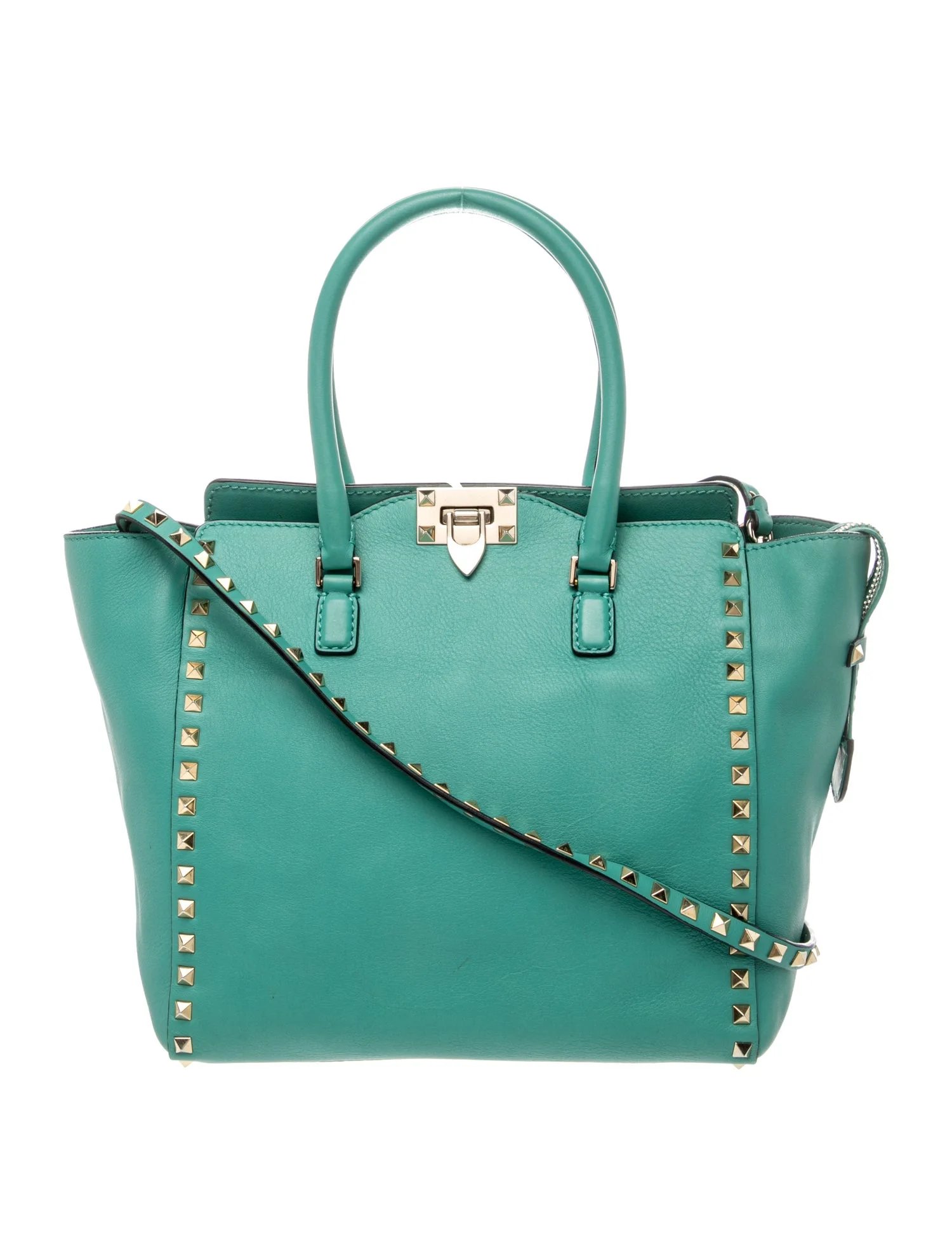 Rockstud Top Handle Bag