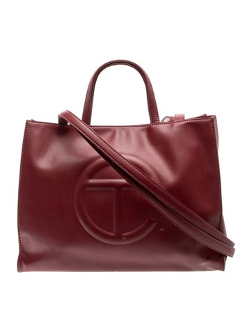 Telfar Oxblood Shopping Medium